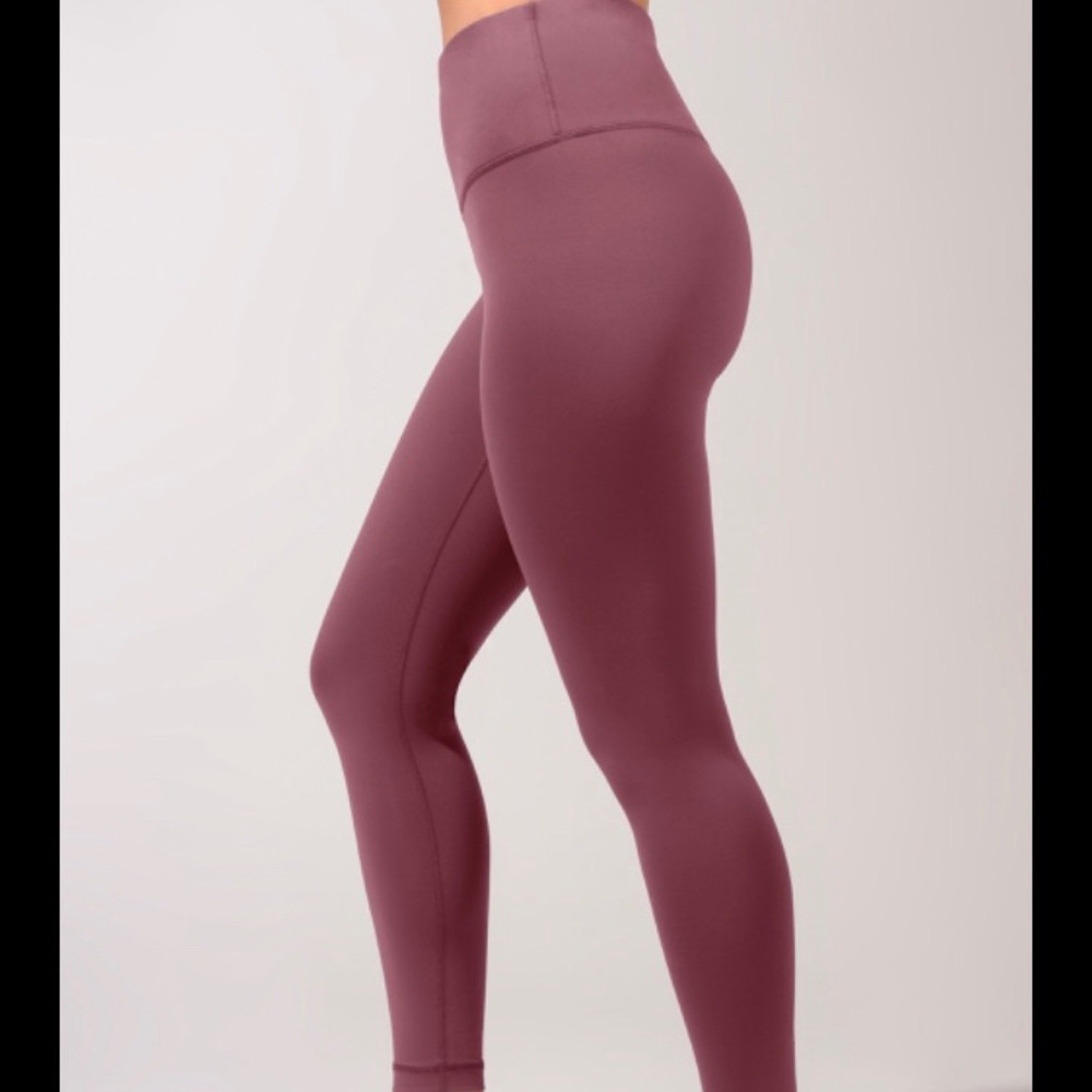 Mauve full length 90 degree by reflex leggings